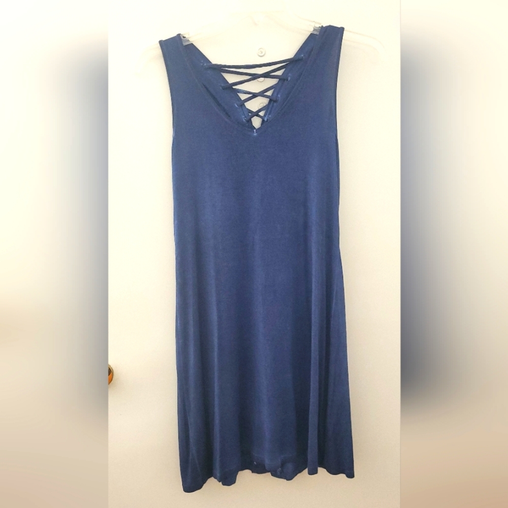 Blue Cable and Guage Sundress